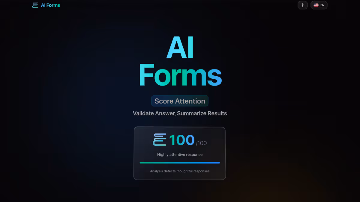 AI Forms & Analytics — 1