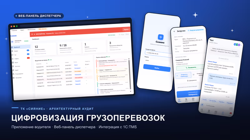 ТК «Сияние» — приложение водителя